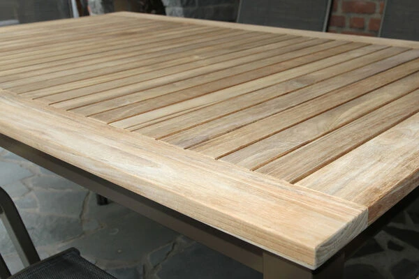 KETTLER GranadaTisch, Silber, Alu/FSC-Teak, 160x95 Cm, 0301221-0100 5 KETTLER GranadaTisch, Silber, Alu/FSC-Teak, 160x95 Cm, 0301221-0100 – Bild 3