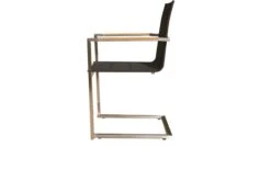 OUTFLEXX Freischwinger, Schwarz, Edelstahl/Textilene, Padded, Armlehnen Aus FSC-Teakholz -Ausgewählte Gartenmöbelgeschäfte 2 13488.jpg