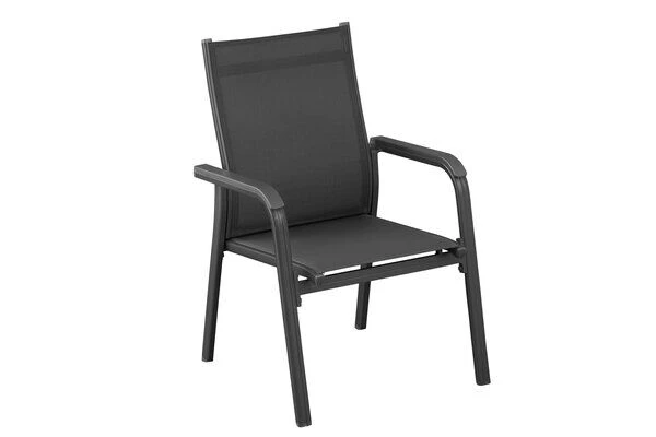 Kettler BasicPlus 6er-Set Stapelsessel, Anthrazit/anthrazit, 0301205-7000 4 Kettler BasicPlus 6er-Set Stapelsessel, Anthrazit/anthrazit, 0301205-7000 – Bild 2