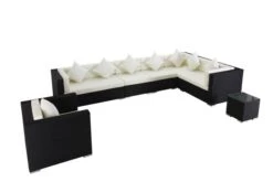 OUTFLEXX Loungemöbel-Set, Schwarz, Polyrattan, Für 8 Personen, Wasserfeste Kissenbox -Ausgewählte Gartenmöbelgeschäfte 2 1380 BOX A.jpg