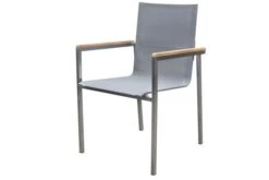 OUTFLEXX Set, Taupe, 200/300 X 100 Cm, Edelstahl/Teak, Ausziehtisch, 8 Stapelstühle, 2 Multipositionssessel -Ausgewählte Gartenmöbelgeschäfte 2 14155.jpg