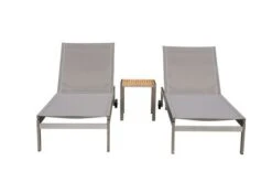 OUTFLEXX 2er-Set Rollliege, Taupe, Edelstahl/Teak, 212x71x36cm, Mit Beistelltisch 45x45cm 19 OUTFLEXX 2er-Set Rollliege, Taupe, Edelstahl/Teak, 212x71x36cm, Mit Beistelltisch 45x45cm -Ausgewählte Gartenmöbelgeschäfte 2 14171.jpg
