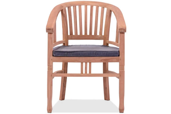 OUTFLEXX Armlehnensessel, Natur, Teakholz, 61x60x84cm, Inkl. Polster 5 OUTFLEXX Armlehnensessel, Natur, Teakholz, 61x60x84cm, Inkl. Polster – Bild 3