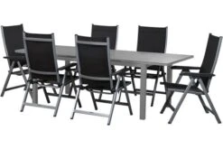 KETTLER Basic Plus Esstischgarnitur, Silber/anthrazit, Alu/Textilene, 180/240x90cm, 6 Multipositionssessel -Ausgewählte Gartenmöbelgeschäfte 2 17233.jpg