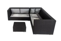 OUTFLEXX Loungemöbel-Set, Schwarz, Polyrattan, 6 Personen, Wasserfeste Kissenbox 18 OUTFLEXX Loungemöbel-Set, Schwarz, Polyrattan, 6 Personen, Wasserfeste Kissenbox -Ausgewählte Gartenmöbelgeschäfte 2 18229 BOX A.jpg