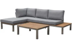 OUTFLEXX Loungemöbel, Silber/grau, Edelstahl/FSC-Teakholz/Textil, Für 4 Personen, Inkl. Kaffeetisch -Ausgewählte Gartenmöbelgeschäfte 2 18298.jpg