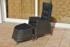 Ploß Rocking Dining Sessel, Grau/braun-meliert, Polyrattan, Verstellbar, Mit Fußhocker -Ausgewählte Gartenmöbelgeschäfte 2 18832.jpg