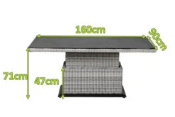 SIENA GARDEN Soria Lifttisch, Ice Grey, Alu / Gardino®-Geflecht / Spraystone, 160x90x47-71 Cm, Stufenlos Verstellbar -Ausgewählte Gartenmöbelgeschäfte 2 20188.jpg