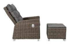 OUTFLEXX Dining Sessel, Grau, Polyrattan, 74 X 83 X 110 Cm, Stufenlos Verstellbar, Inkl. Hocker -Ausgewählte Gartenmöbelgeschäfte 2 20898.jpg