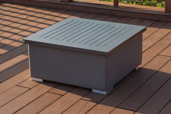 OUTFLEXX Loungetisch, Flanelle, Alu/Sunbrella, 78/157 X 78 X 37/64 Cm, Höhenverstellbar 4 OUTFLEXX Loungetisch, Flanelle, Alu/Sunbrella, 78/157 X 78 X 37/64 Cm, Höhenverstellbar – Bild 2