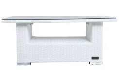 OUTFLEXX Kaffeetisch, Weiß, Polyrattan, 108,5x68cm, Inkl. Glasplatte -Ausgewählte Gartenmöbelgeschäfte 2 2511 13.jpg
