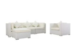 OUTFLEXX Loungemöbel-Set, Weiß, Polyrattan, Für 5 Personen, Wasserfeste Kissenbox -Ausgewählte Gartenmöbelgeschäfte 2 2523 BOX A.jpg