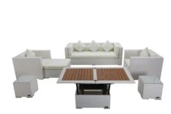 OUTFLEXX Loungemöbel-Set, Weiß, Polyrattan, Für 6 Personen, Inkl. Loungetisch, Wasserfeste Kissenbox -Ausgewählte Gartenmöbelgeschäfte 2 7174 BOX D.jpg