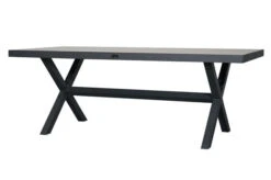 Ploß Esstisch Canberra, Anthrazit, Aluminium/Keramik Glas, 202 X 95 Cm -Ausgewählte Gartenmöbelgeschäfte 30370 02.jpg