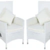OUTFLEXX 2er-Set Sessel, Weiß, Polyrattan, Lehne Beliebig Verstellbar, Inkl. Kissen -Ausgewählte Gartenmöbelgeschäfte 3332 01.jpg