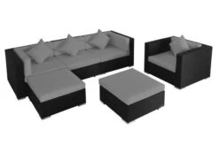 OUTFLEXX Loungemöbel, Schwarz, Polyrattan, Für 5 Personen, Inkl. Kaffeetisch, Kissenboxfunktion -Ausgewählte Gartenmöbelgeschäfte 3 1077 BOX B.jpg