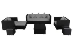 OUTFLEXX Loungemöbel-Set, Schwarz, Polyrattan, Für 6 Personen, Inkl. Loungetisch, Wasserfeste Kissenbox -Ausgewählte Gartenmöbelgeschäfte 3 1302 BOX D.jpg
