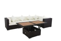 OUTFLEXX Ecklounge-Set Polyrattan, Braun, Für 5 Personen, Inkl. Loungetisch, Wasserfeste Kissenbox -Ausgewählte Gartenmöbelgeschäfte 3 1304 BOX D.jpg
