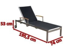 OUTFLEXX Rollliege, Schwarz, Edelstahl/Textilene, Mit Gasfeder, 195,5x74x35cm -Ausgewählte Gartenmöbelgeschäfte 3 13503.jpg