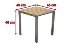 OUTFLEXX Beistelltisch, FSC-Teakholz/Edelstahl, 45x45cm -Ausgewählte Gartenmöbelgeschäfte 3 13512.jpg