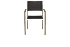 OUTFLEXX Stuhl, Schwarz, Edelstahl/Textilene, Padded, Armlehnen Aus FSC-Teakholz, 62x56,5x86cm -Ausgewählte Gartenmöbelgeschäfte 3 13514.jpg