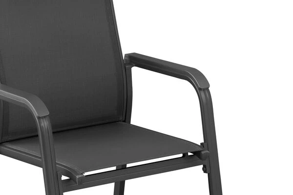 Kettler BasicPlus 6er-Set Stapelsessel, Anthrazit/anthrazit, 0301205-7000 5 Kettler BasicPlus 6er-Set Stapelsessel, Anthrazit/anthrazit, 0301205-7000 – Bild 3