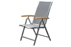 OUTFLEXX Set, Taupe, 200/300 X 100 Cm, Edelstahl/Teak, Ausziehtisch, 8 Stapelstühle, 2 Multipositionssessel -Ausgewählte Gartenmöbelgeschäfte 3 14155.jpg