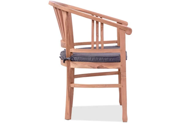 OUTFLEXX Armlehnensessel, Natur, Teakholz, 61x60x84cm, Inkl. Polster 7 OUTFLEXX Armlehnensessel, Natur, Teakholz, 61x60x84cm, Inkl. Polster – Bild 5