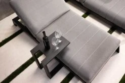 OUTFLEXX Beistelltisch, Schwarz, Aluminium, 48 X 32 X 53 Cm, U-Form -Ausgewählte Gartenmöbelgeschäfte 3 16083.jpg