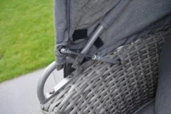 OUTFLEXX Sonneninsel, Grau, Polyrattan, Halbrund, 193 X 104 X 74 Cm, Hocker Drehbar, Dach Klappbar -Ausgewählte Gartenmöbelgeschäfte 3 16110.jpg