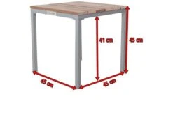 VILLANA Beistelltisch, FSC-Akazienholz / Aluminium, Silber, 45 X 45 X 45 Cm -Ausgewählte Gartenmöbelgeschäfte 3 16460.jpg