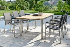 STERN Polaris Stapelsessel, Silbergrau/schwarz, Edelstahl/Textil, 61 X 54 X 89 Cm, Alu Armlehnen -Ausgewählte Gartenmöbelgeschäfte 3 16499.jpg