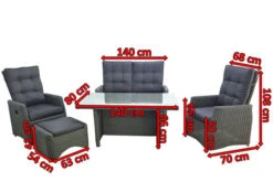 SUNNY SMART Roseville Loungegruppe, Rustic-vintage, Für 4 Personen, Inkl. Polster -Ausgewählte Gartenmöbelgeschäfte 3 16519.jpg