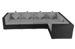 OUTFLEXX Loungemöbel-Set Polyrattan, Schwarz, Für 5 Personen, Wasserfeste Kissenbox -Ausgewählte Gartenmöbelgeschäfte 3 1714 BOX A.jpg