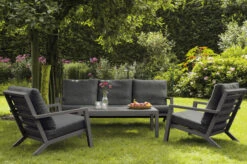 SIENA GARDEN Belia Loungesessel, Matt-anthrazit, Aluminium, 79x91x81 Cm, Inkl. Polster Dunkelgrau -Ausgewählte Gartenmöbelgeschäfte 3 17147 1.jpg