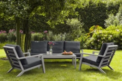 SIENA GARDEN Belia Loungesessel, Matt-silber, Aluminium, 79x91x81 Cm, Inkl. Polster Dunkelgrau -Ausgewählte Gartenmöbelgeschäfte 3 17147 2.jpg