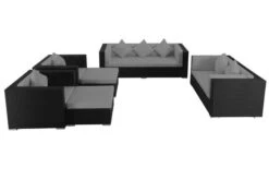 OUTFLEXX Loungemöbel-Set, Schwarz, Polyrattan, Für 9 Personen, Wasserfeste Kissenbox -Ausgewählte Gartenmöbelgeschäfte 3 1716 BOX A.jpg