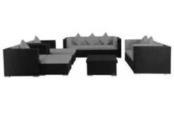 OUTFLEXX Loungemöbel-Set, Schwarz, Polyrattan, Für 9 Personen, Inkl. Loungetisch, Wasserfeste Kissenbox -Ausgewählte Gartenmöbelgeschäfte 3 1716 BOX D.jpg