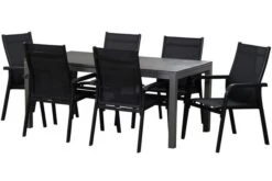 KETTLER Basic Plus Esstischgarnitur, Anthrazit/anthrazit, Alu/Textilene, 180/240x90cm, 6 Stapelsessel -Ausgewählte Gartenmöbelgeschäfte 3 17228.jpg