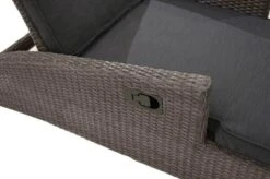 Ploß Rocking Comfort Rollliege, Grau/braun-meliert, Polyrattan, 195x65x42cm, Verstellbar, Hohe Sitzhöhe -Ausgewählte Gartenmöbelgeschäfte 3 18208.jpg