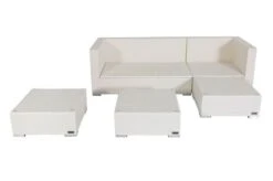 OUTFLEXX Loungemöbel-Set, Weiß, Polyrattan, 5 Personen, Wasserfeste Kissenbox, Inkl. Kaffeetisch -Ausgewählte Gartenmöbelgeschäfte 3 18228 BOX B.jpg