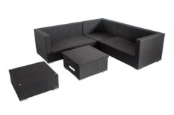 OUTFLEXX Loungemöbel-Set, Schwarz, Polyrattan, 6 Personen, Wasserfeste Kissenbox, Inkl. Loungetisch -Ausgewählte Gartenmöbelgeschäfte 3 18229 BOX D.jpg