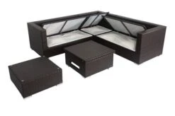 OUTFLEXX Loungemöbel-Set, Braun, Polyrattan, 6 Personen, Wasserfeste Kissenbox, Inkl. Loungetisch -Ausgewählte Gartenmöbelgeschäfte 3 18230 BOX D.jpg