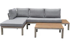 OUTFLEXX Loungemöbel, Silber/grau, Edelstahl/FSC-Teakholz/Textil, Für 4 Personen, Inkl. Kaffeetisch -Ausgewählte Gartenmöbelgeschäfte 3 18298.jpg