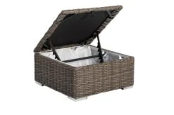 OUTFLEXX Hocker, Grau, Polyrattan, 70 X 70 X 35 Cm, Verstellbare Sitzfläche, Wasserfeste Kissenbox -Ausgewählte Gartenmöbelgeschäfte 3 18362 4 BOX.jpg