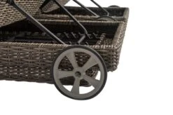 OUTFLEXX Rollliege, Grau, Polyrattan, 200x70x27,5cm, Rückenlehne 5-fach Verstellbar -Ausgewählte Gartenmöbelgeschäfte 3 18367.jpg