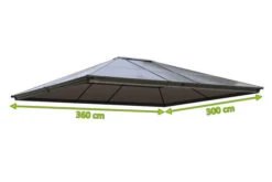 OUTFLEXX Ersatzdach Für Pavillon, Transparent, Polycarbonatplatten, 3x3,6m -Ausgewählte Gartenmöbelgeschäfte 3 18403.jpg