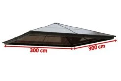 OUTFLEXX Ersatzdach Für Pavillon, Transparent, Polycarbonatplatten, 3x3m -Ausgewählte Gartenmöbelgeschäfte 3 18404.jpg