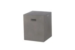 OUTFLEXXHocker, Grau, Faserzement, 35 X 35 X 46 Cm Glatte Oberfläche, Würfeldesign, Mit Griffmulden -Ausgewählte Gartenmöbelgeschäfte 3 18580.jpg