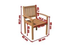 OUTFLEXX Gartenstuhl, Natur, FSC-Akazienholz, 59 X 62 X 92,5 Cm, Mit Armlehnen -Ausgewählte Gartenmöbelgeschäfte 3 18933.jpg